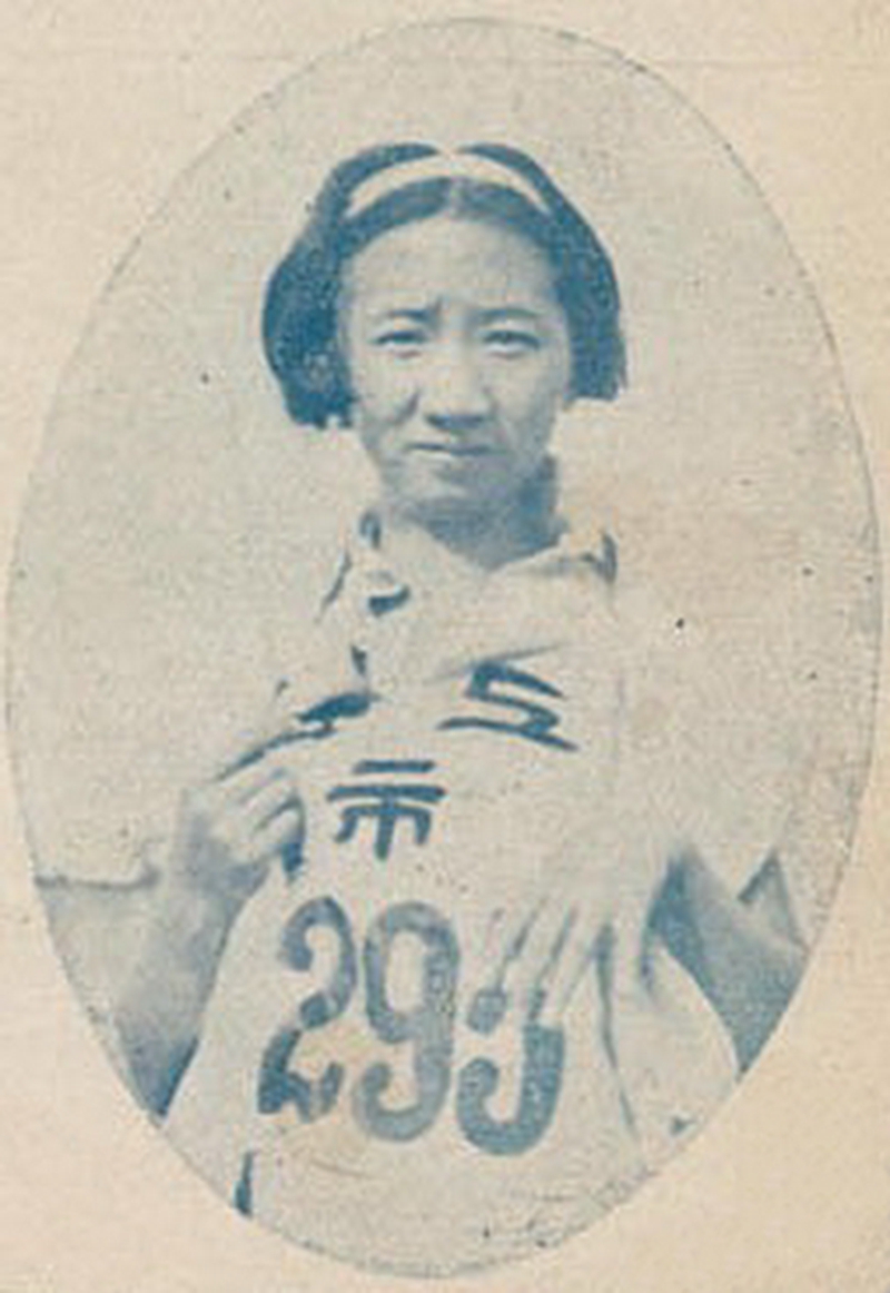 1933年全国运动会女子总分第一的钱行素    出版社供图